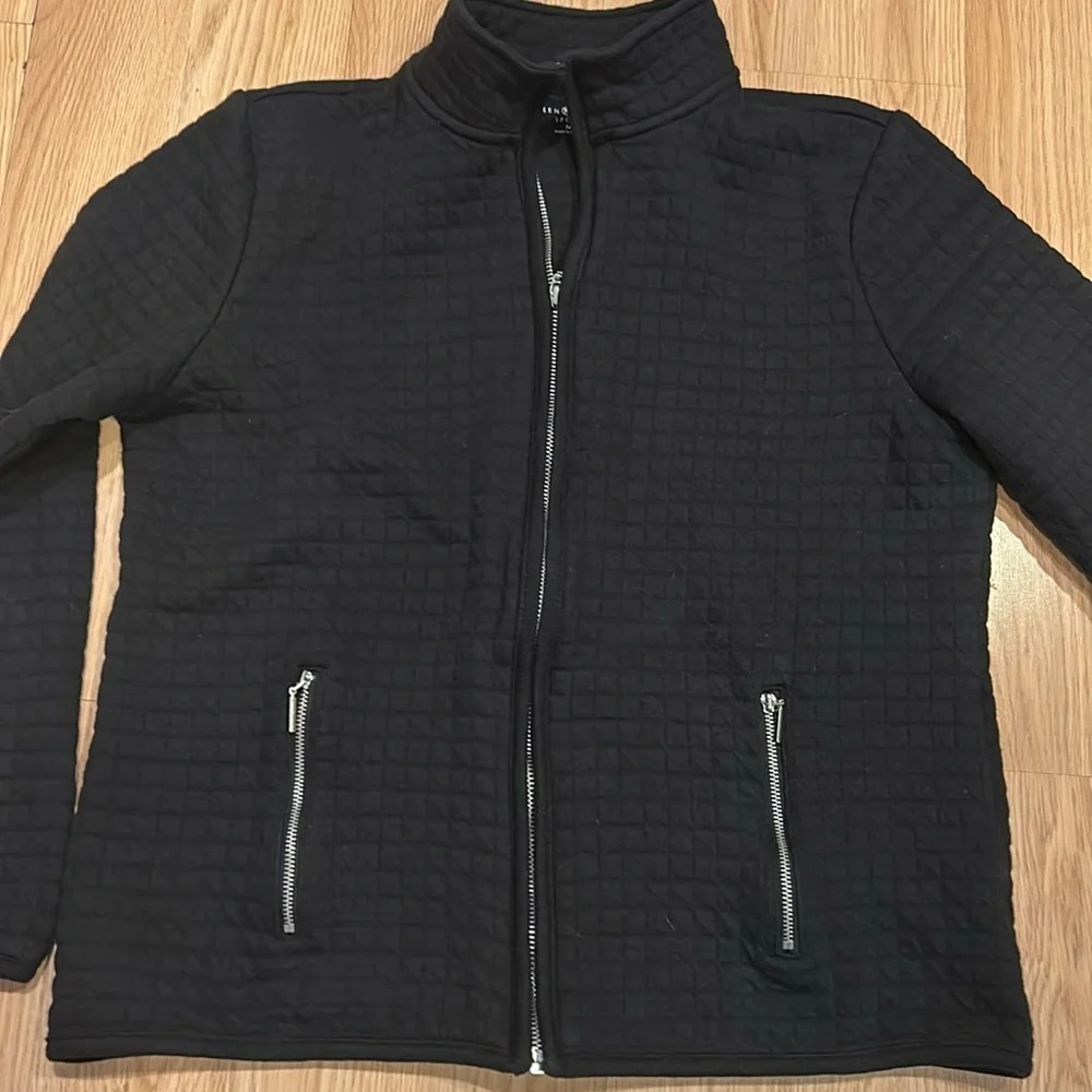 Karen Scott Sport Women’s Mock Neck Full Zip Jacket Size Medium - Picture 8 of 10